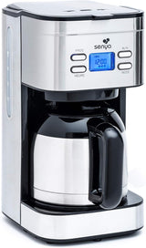 SYBF-CM025 Cafetera caliente, acero inoxidable, 1,2 litros, acero inoxidable