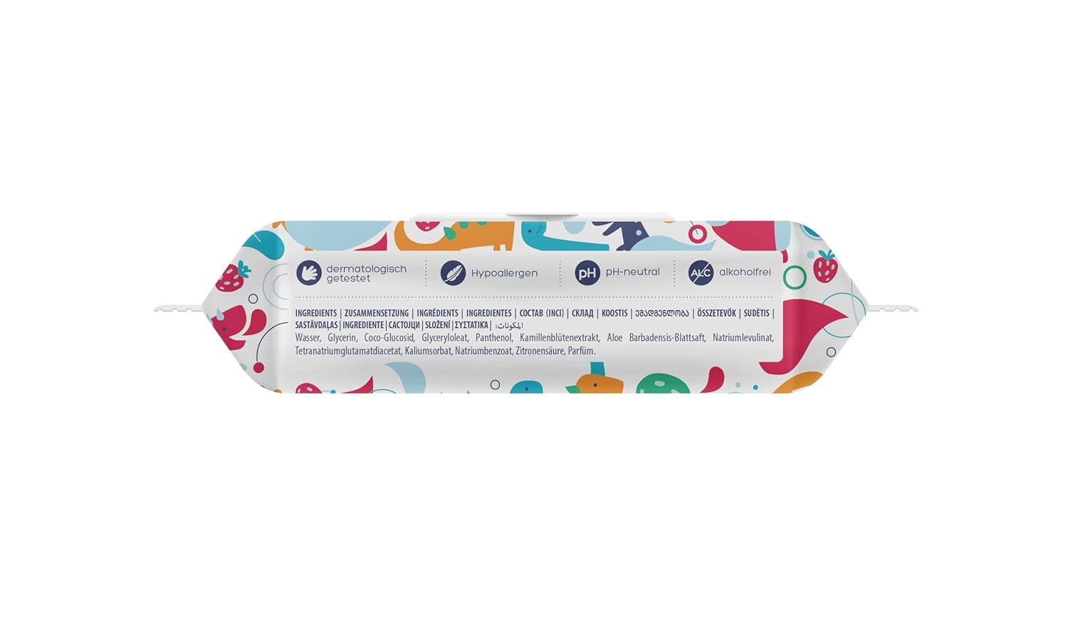 Kindii Fun Papel Higiénico Húmedo - (10X60 piezas) Papel Higiénico Húmedo - Manzanilla, Aloe Vera, Ph-Neutro, Hidrable, Refresca la zona íntima - 600 piezas