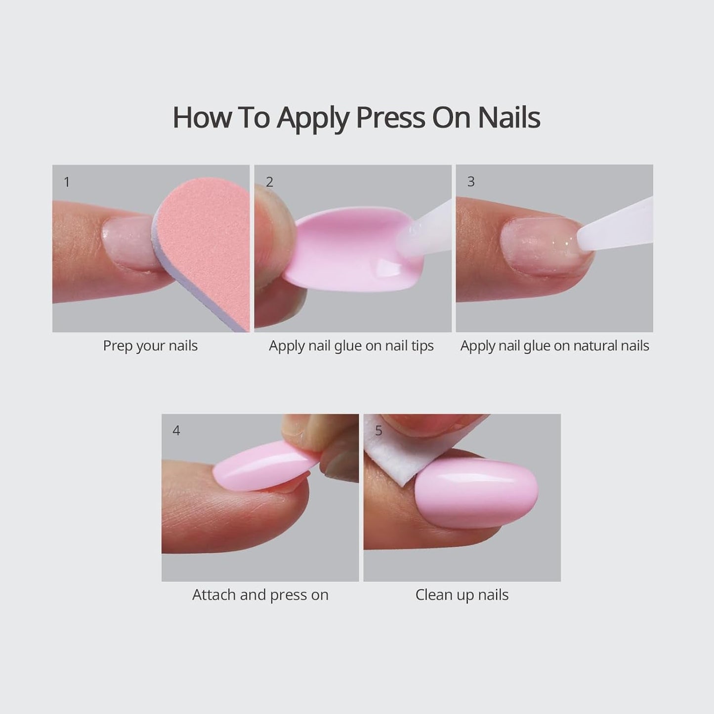 Btartbox Uñas Postizas Cuadradas Cortas Pegamento Baby Boomer En Uñas Postizas Rosa Degradado Blanco Uñas Artificiales Cortas con Pegamento para Uñas 30 Piezas Uñas Postizas Cuadradas