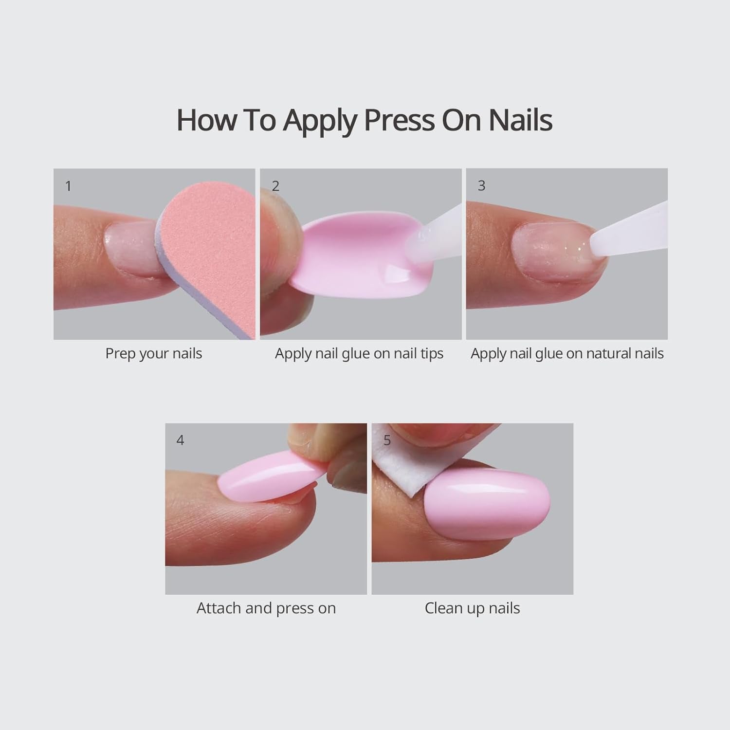 Btartbox Uñas Postizas Cuadradas Cortas Pegamento Baby Boomer En Uñas Postizas Rosa Degradado Blanco Uñas Artificiales Cortas con Pegamento para Uñas 30 Piezas Uñas Postizas Cuadradas