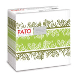Fato - Servilletas de papel seco, airlaid, efecto textil, paquete de 50 servilletas, 40X40 plegadas en formato 4, Tropicana Decor