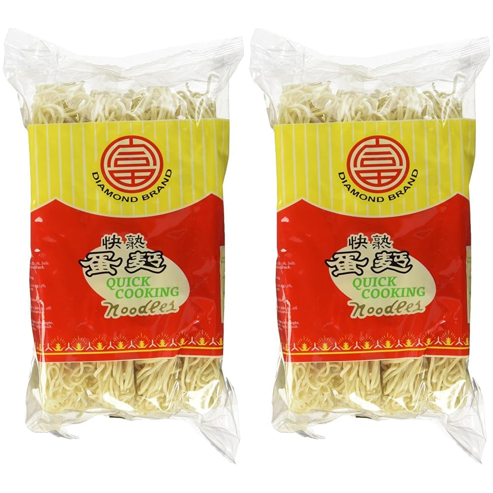 Fideos DIAMOND con huevo, fideos instantáneos para wok de harina de trigo y guarniciones - 1 x 500 g