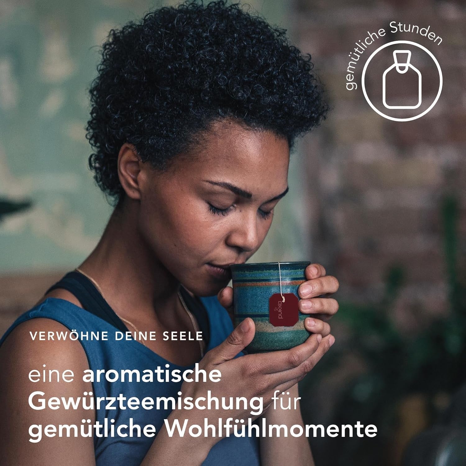 Pukka | Mezcla de tés aromatizados orgánicos "Vanilla Chai" | Canela, jengibre y vainilla | Tea for a treat with natural sweetness | Paquete de 1 | 20 bolsitas de té