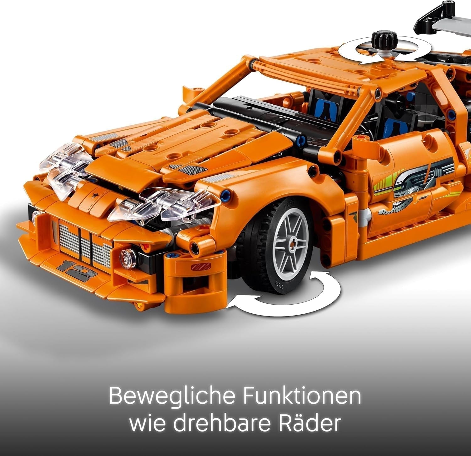 LEGO Technic Toyota Supra MK4 Fast and Furious - Coche de juguete - Con motor de 6 cilindros y puertas que se abren - Set de modelos para niños y niñas mayores de 9 años - Idea de regalo de cumpleaños 42204 Juegos de construcción Beuche den LEGO-Store
