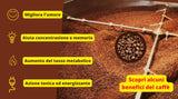 New York Coffee - EXTRA P - Café en granos, sabor fuerte y decisivo, granos de Arábica y Robusta, para moler, espresso italiano, mezcla en barra - calidad premium desde 1930 - 1 kg, granos