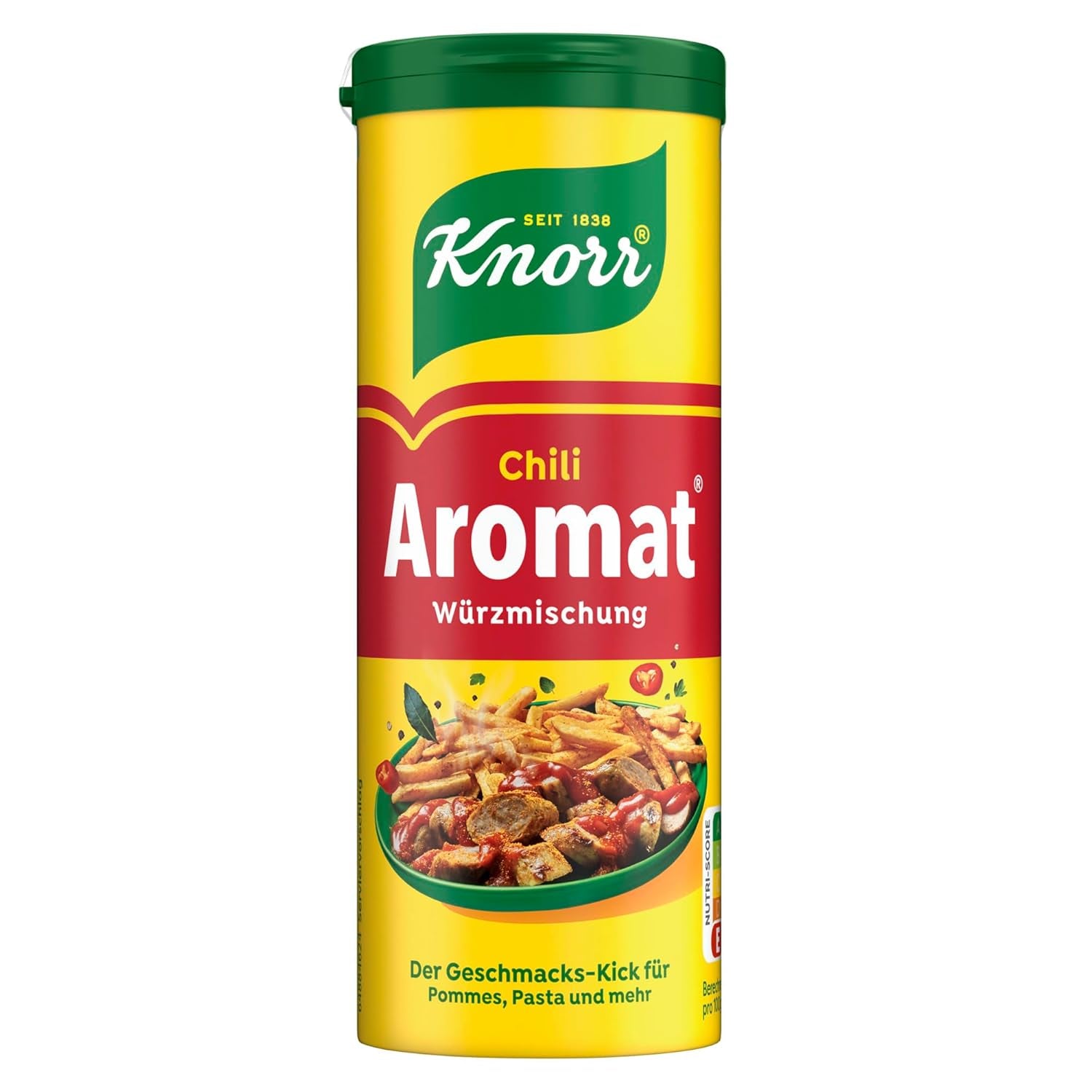 Knorr Würzmischung Chili Flavored para platos rápidos para condimentar y condimentar patatas, pastas, verduras y más 90 g