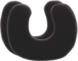 Paquete Doble de Funda de Almohada Negro Perfecto para Almohadas de Cuello ANDAR Algodón Maco (Jersey Doble) Sin Plancha y Seca en Secadora Juego de Fundas de Almohada con Cremallera de 2 Piezas Almohadas Ortopédicas Cervicales Certificadas Oeko-Tex Naty Shop Negro