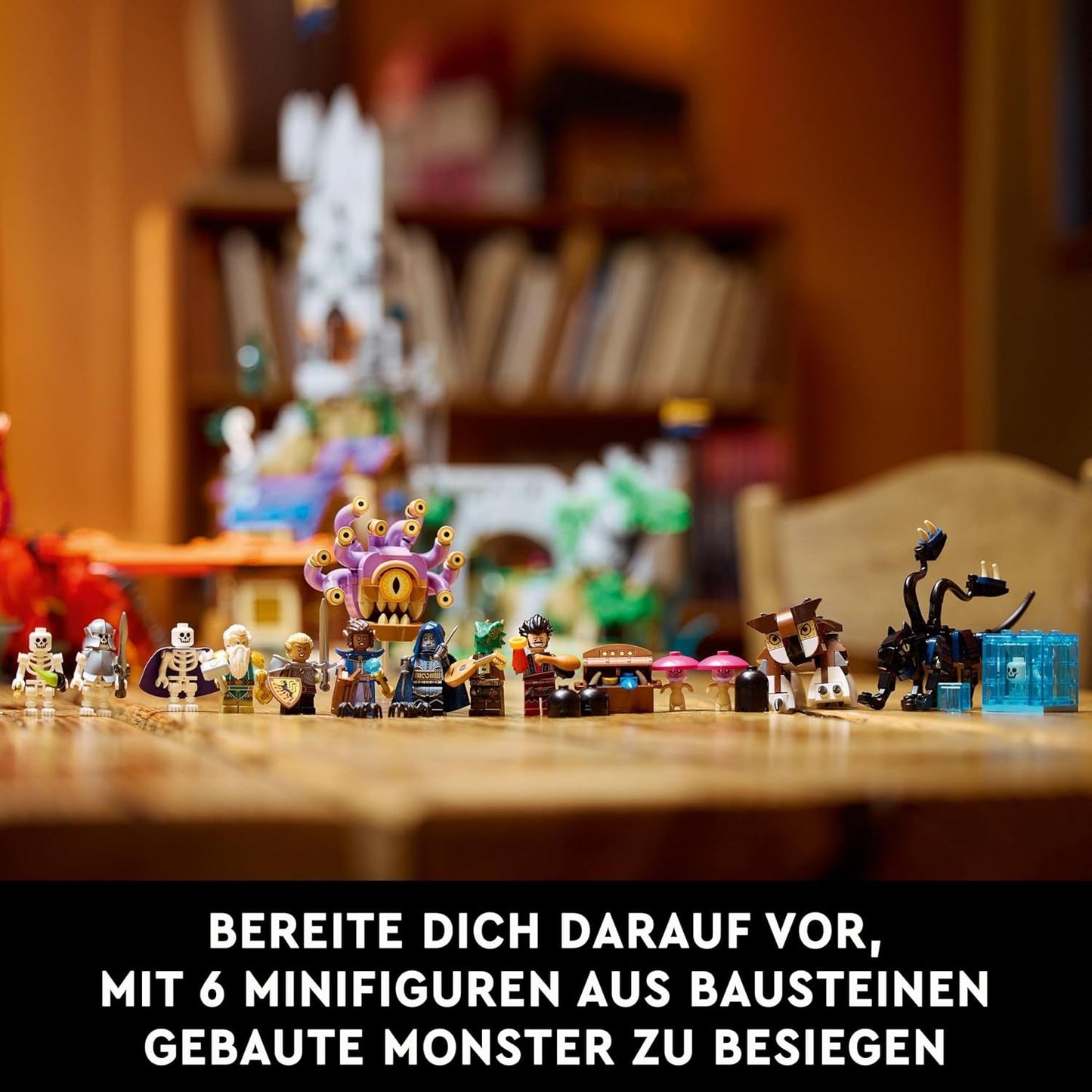 LEGO Ideas Dragones y Mazmorras: La Saga del Dragón Rojo, Set de construcción para adultos, Ideas de regalos de Dragones y Mazmorras para fanáticos, Set de construcción de fantasía, Actividad creativa 21348 Juegos de construcción Besuche den LEGO-Store