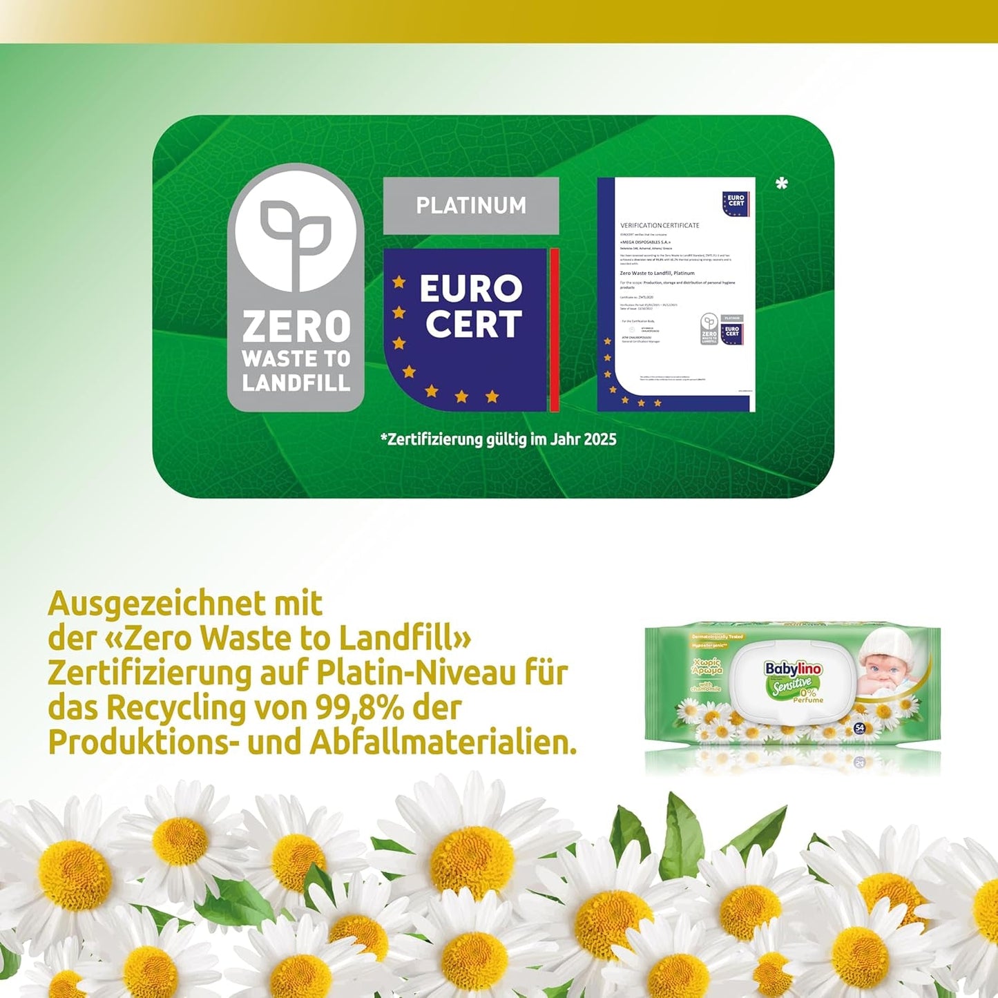 Toallitas para bebés sensibles, 0 % de fragancia, fórmula 98 % natural que restaura el equilibrio del pH de la piel, sello de frescura, 54 toallitas