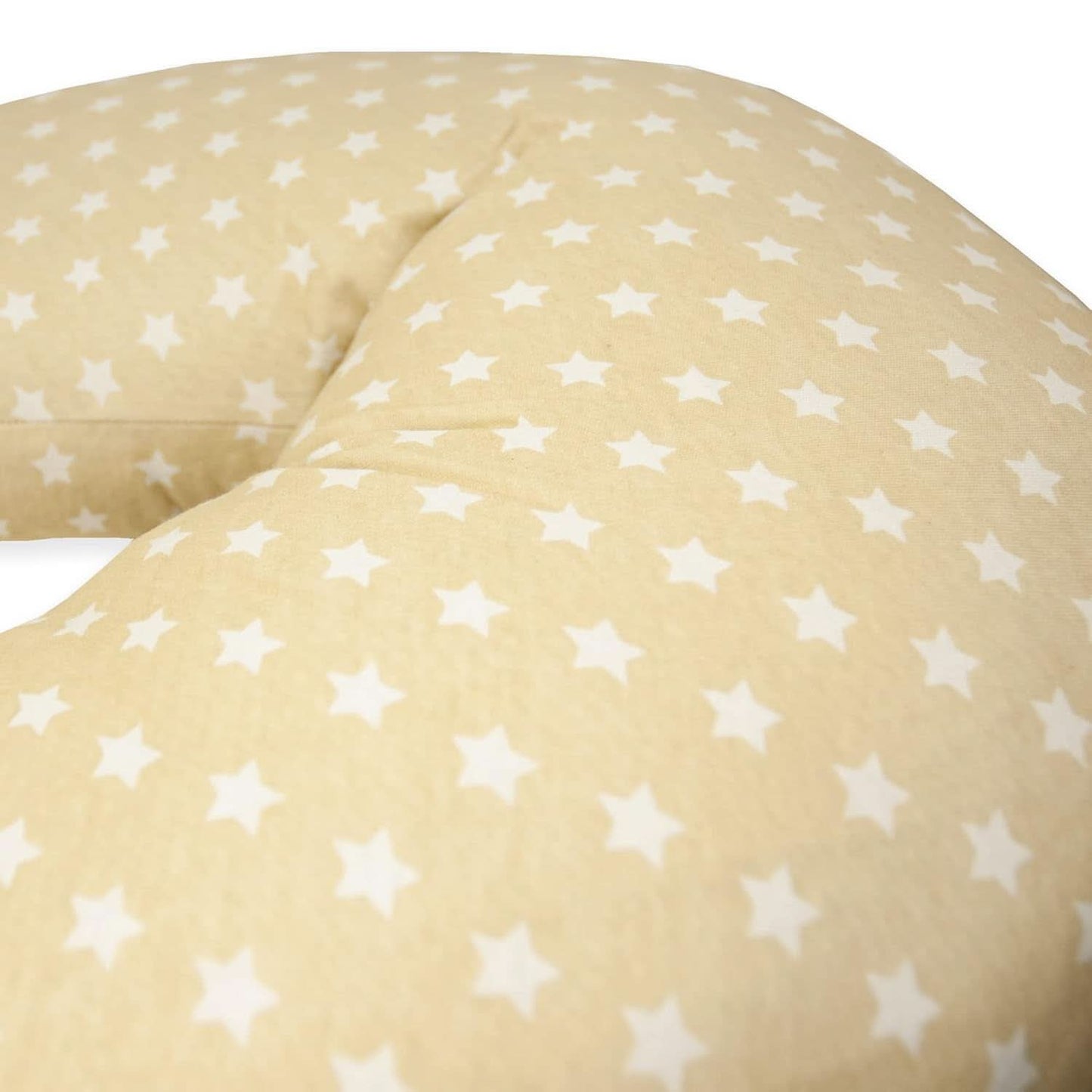 Cojín de lactancia para recién nacido, XL, Funda 100% algodón, desenfundable y lavable, Relleno de Poliéster, Motivo Estrella Accesorios Alimentación y Lactancia Bebe Naty Shop
