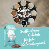 Blank Roast - EINZIG - 1kg - Kaffeebohnen kafeinfrei - 100% Arábica en Perú - schonend & umweltfreundlich entkoffeiniert - säurearm mit voller Crema - ideal für jede Zubereitungsart