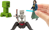 Mattel Minecraft Story Set con 4 figuras de acción y 3 accesorios Encuentros en el Overworld Set Juguete coleccionable inspirado en la película Minecraft JFR70 Figuras de acción Naty Shop