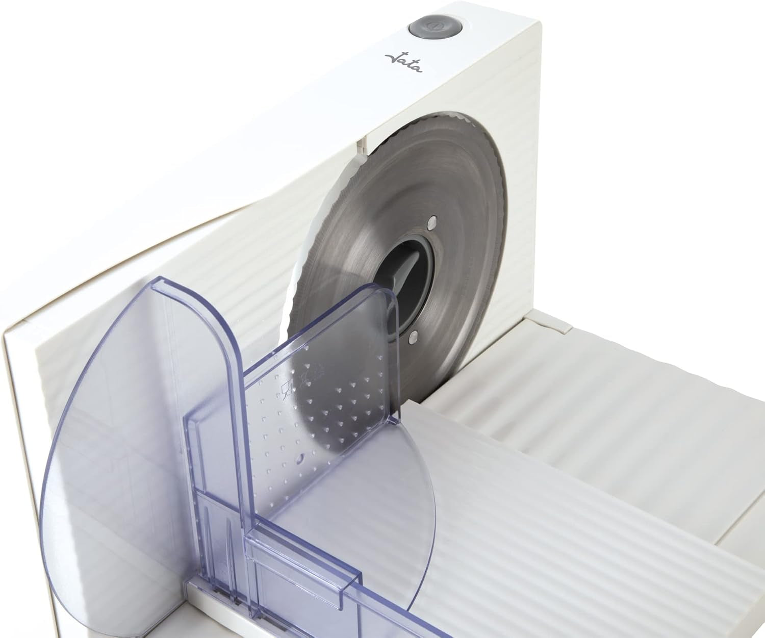 JECF0300 Cortadora Eléctrica Compacta, Cuchilla Extraíble de Acero Inoxidable, Diámetro 170mm, Control de Grosor 0 a 15mm, 150W Naty Shop Ralladores y Cortadoras