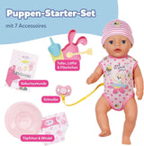 Muñeca bebé Baby Born Lena (Niña) - 36 cm - 7 funciones, incluidos accesorios y colchón - Funciona completamente sin pilas - Apto para niños pequeños a partir de 1 año