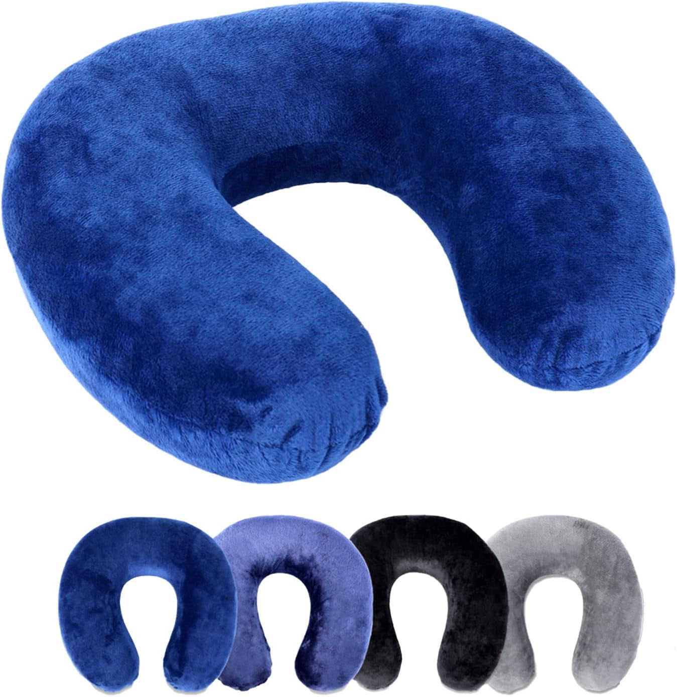 Almohada de cuello Rocco eK, 4 colores disponibles, almohada de viaje, almohada de soporte para el cuello, almohada ortopédica de soporte para el cuello, espuma viscoelástica