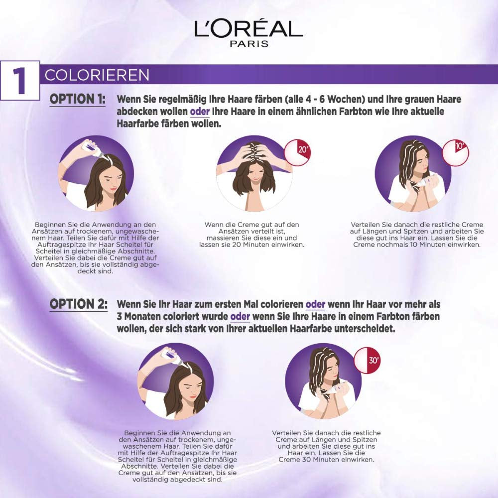 L'Oréal Paris Tinte permanente para el cabello con resultado de color ultrafrío, cobertura 100% de las canas, set con colorante, champú y crema de cuidado, Excellence Cool Creme, N° 7.11 Rubio medio ultrafrío (Blond) Tinte para el cabello Naty Shop