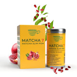 ® Ceremonial Matcha Powder X Pomegranate 100G [Apoya la pérdida de peso y el metabolismo] - Té verde para un estilo de vida activo y saludable - Té verde sin aditivos (puro y natural)