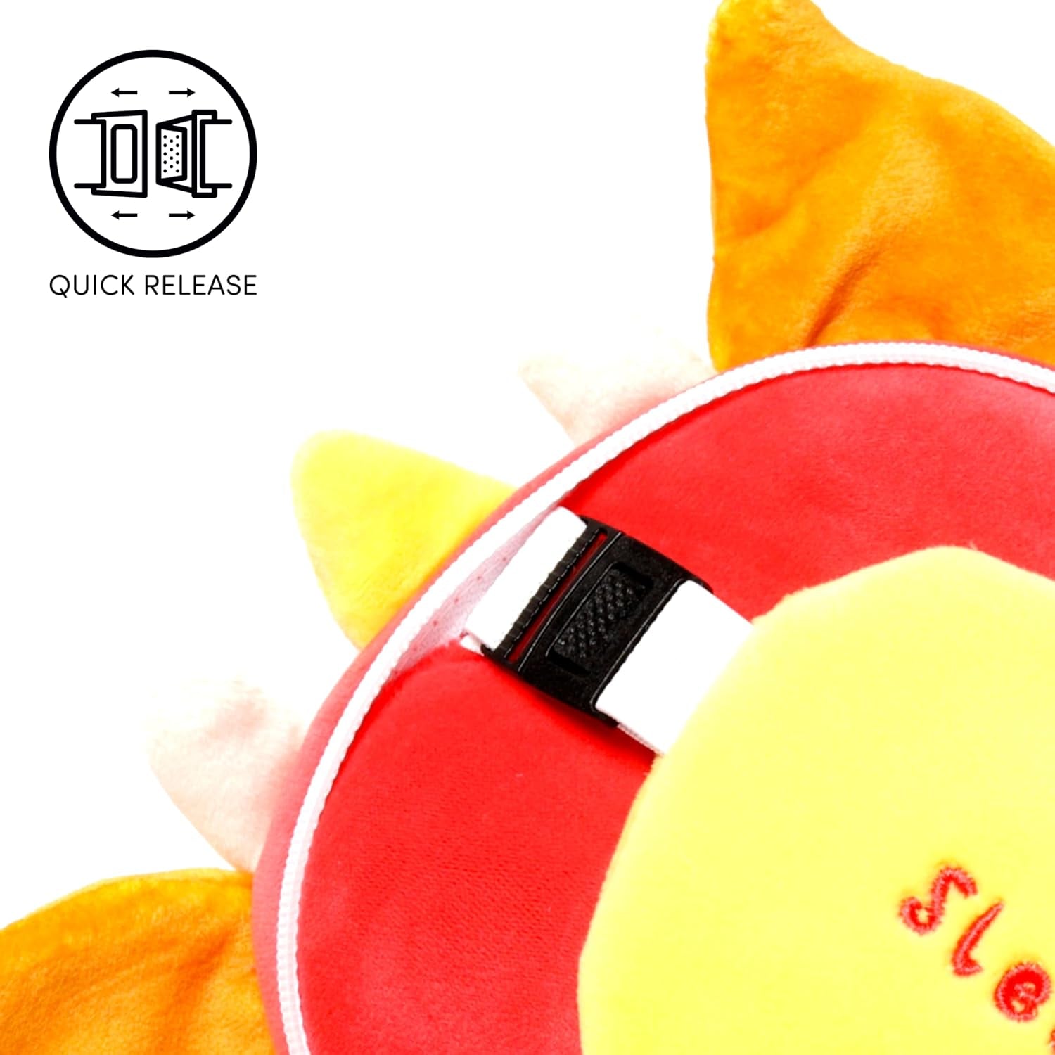 Puckator Relaxeazzz Adoramagics Almohada de Viaje Redonda de Felpa y Antifaz de Dragón - Antifaz para Dormir de Avión de Felpa - Almohada de Vuelo para Niños y Adultos - Lindo Antifaz para Dormir Almohadas de Viaje Naty Shop