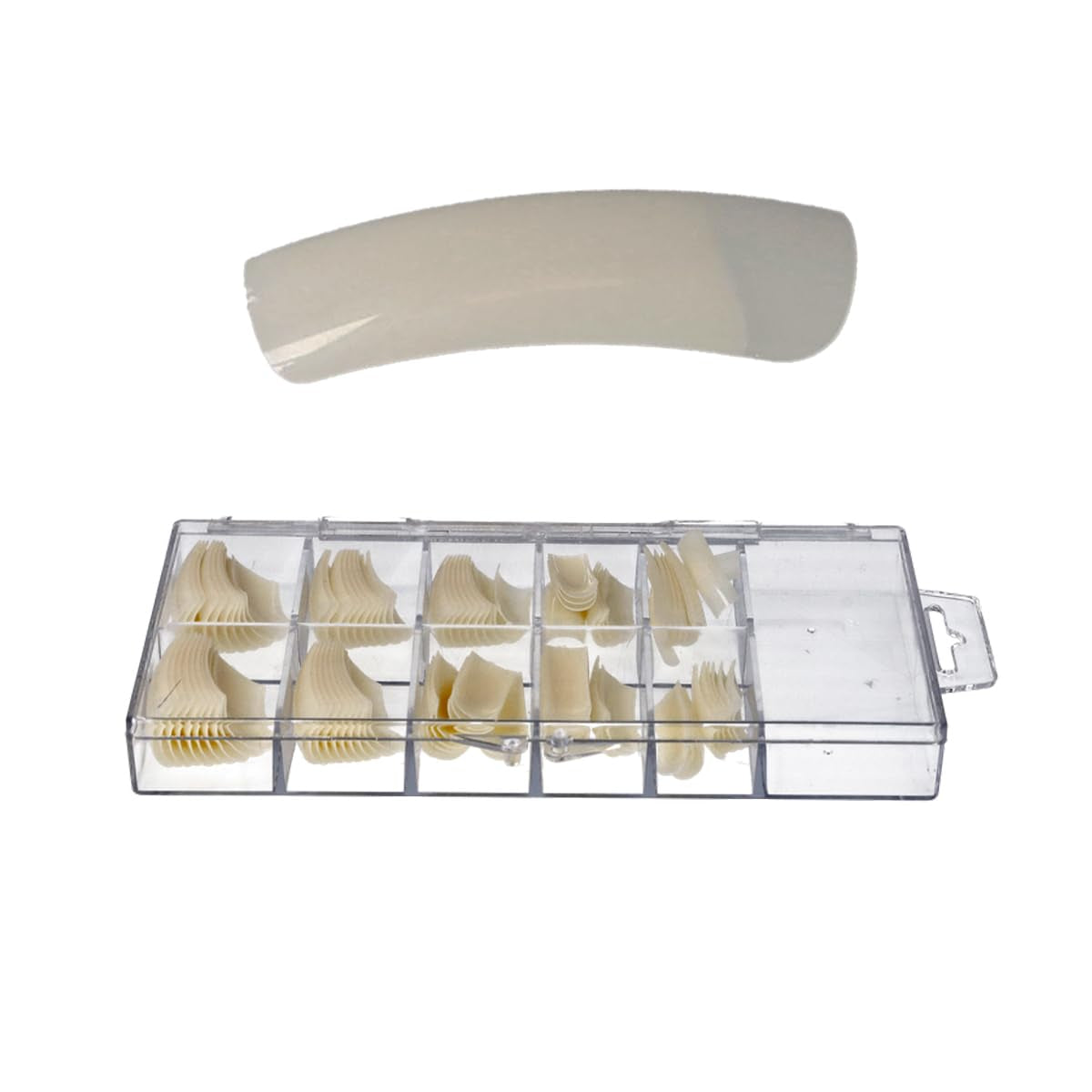 Sun Garden Nails gel transparente monofásico 30ml + caja de 100 tips + pegamento para puntas 7ml