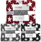 Celinatex manta mullida 150 x 200 cm manta burdeos sofá manta suave estrellas microfibra polar Oeko-Tex Moonlight Camas y colchas Besuche den CelinaTex-Store