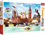 Puzzle - "1000" - Retratos divertidos de perros Puzzle Naty Shop Dogs in London