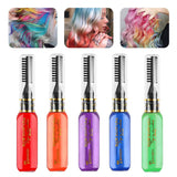 5 colores tinte temporal para el cabello cera para el cabello coloreada máscara para el cabello tinte temporal para el cabello máscara para niñas y mujeres tinte para el cabello lavable tiza adecuada para cumpleaños Cosplay DIY Halloween tinte para el cabello Naty Shop Título predeterminado