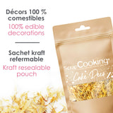 ScrapCooking - Caléndulas secas 3,5 g - Flores comestibles - Decoraciones alimentarias para hornear - Para postres, pasteles, tartas, magdalenas - Navidad, primavera, cumpleaños - Amarillo dorado - 7471