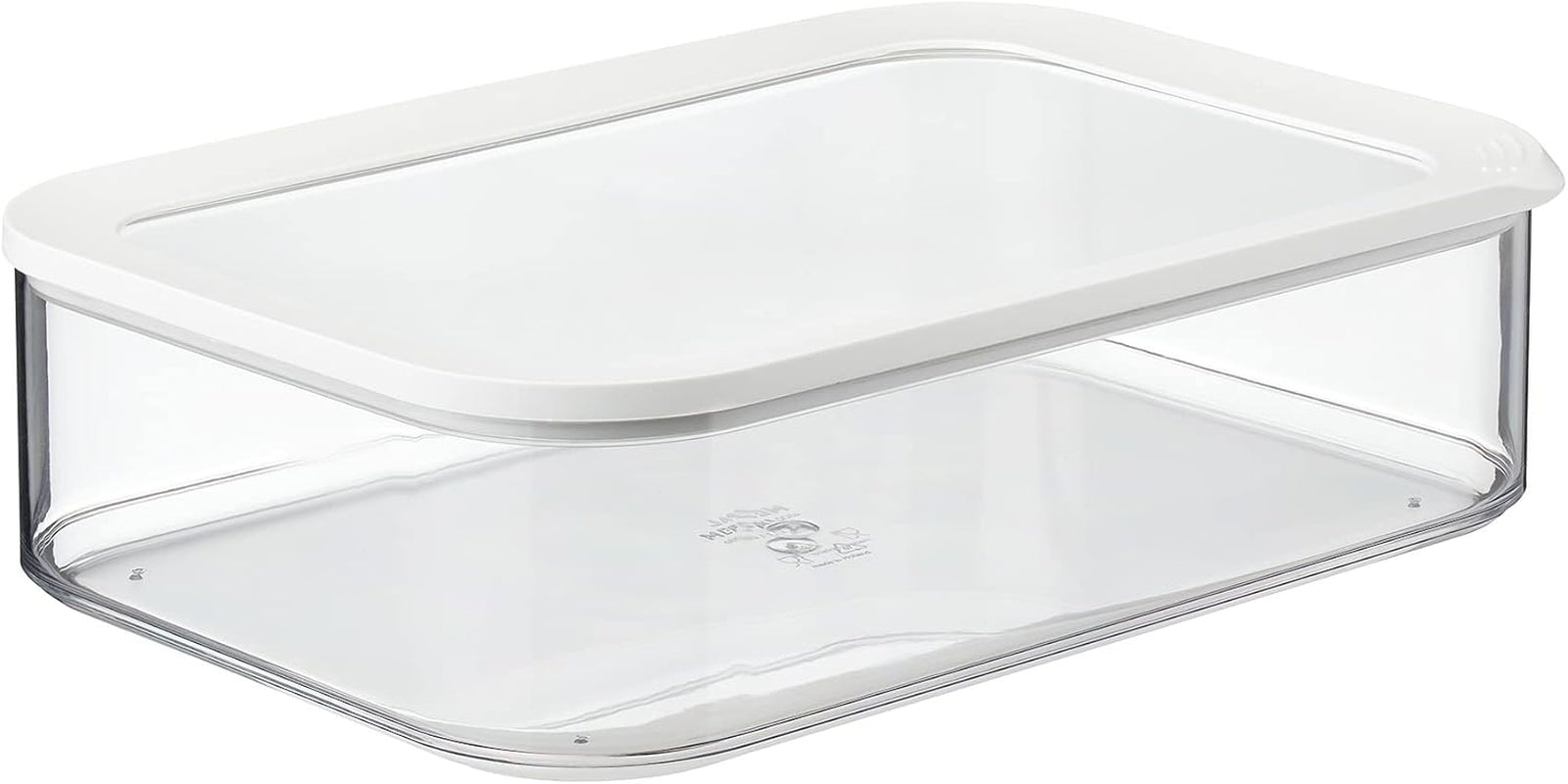 Mepal - Caja para Nevera Modula XXL - Recipiente para Alimentos con Tapa - Organizador de Cocina y Caja de Plástico - Organizador para Nevera Apilable y Precintable - 4800ml - Cajas para Alimentos Blancas Naty Shop