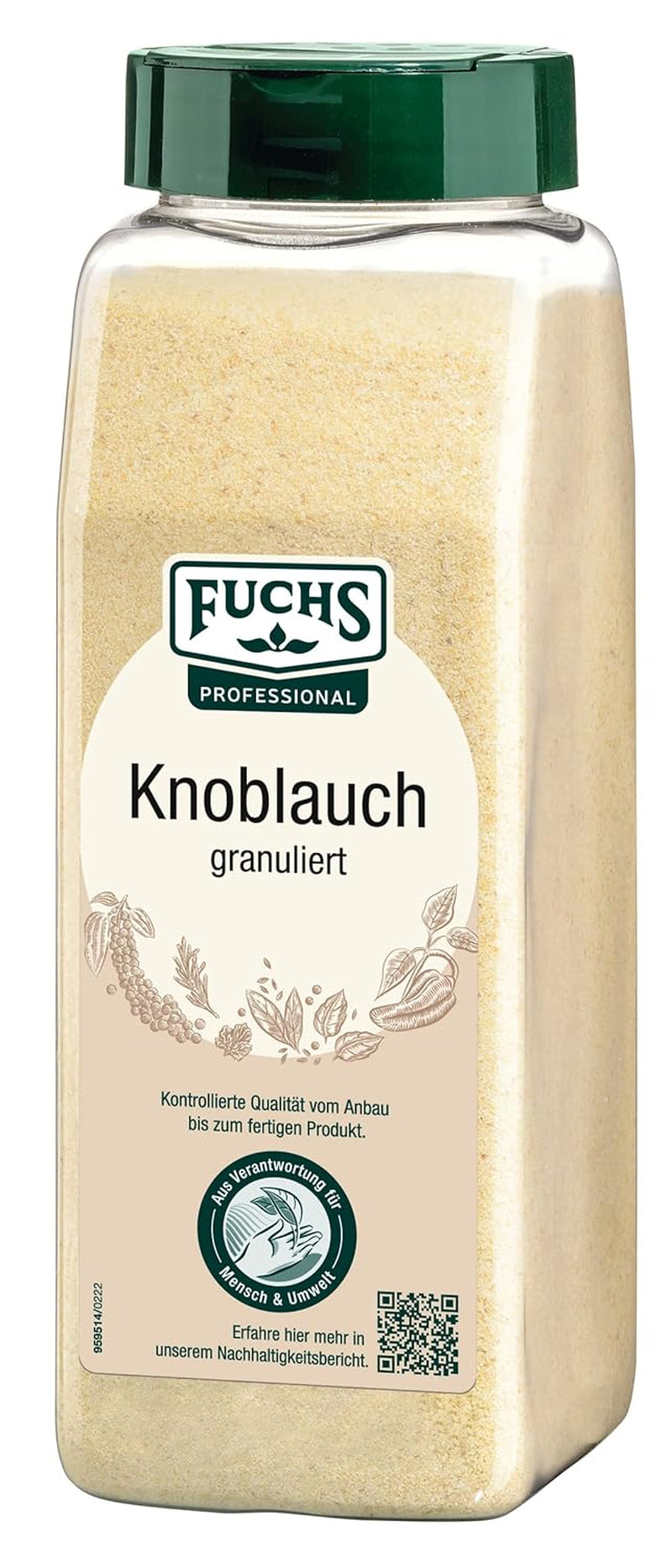 Fuchs Gewürze Knoblauch granulado, 600 g