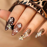 80 piezas 3D mariposa uñas encantos aleación mariposa oro plata brillo decoración uñas joyería accesorios DIY manicura para mujeres