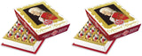 Reber Bolitas Mozart con chocolate negro, pack de 6 con mazapán y turrón, vegano - 1 x 120 g