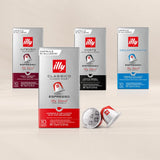 illy, Compatible Aluminium-Kaffeekapseln CLASSICO, 100% Arábica con notas de flores de naranja y jazmín, sabor dulce y retrogusto dulce, 10 paquetes de 10 cápsulas (100 en total)