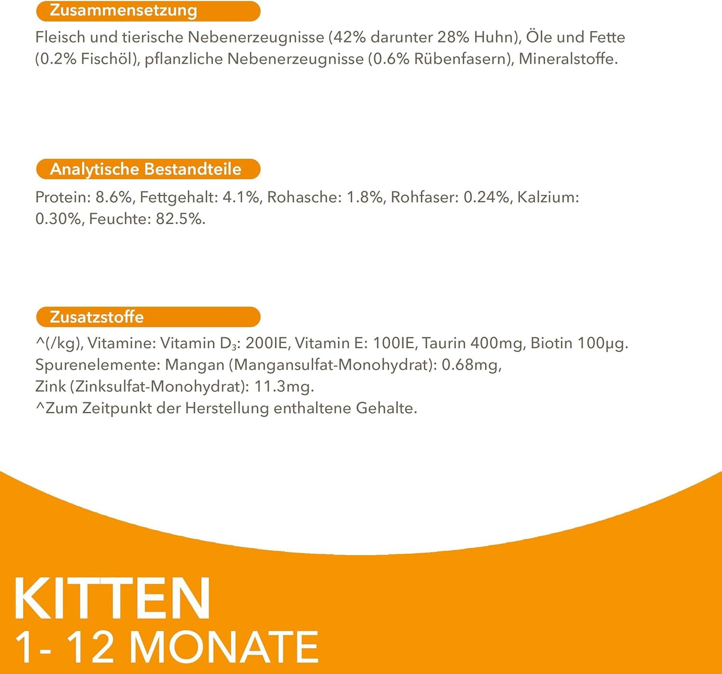 IAMS Delights Kitten Nassfutter - Multipack Katzenfutter mit Hunn in Sauce, Futter de alta calidad para niños pequeños de 1 a 12 meses, 12 x 85 g