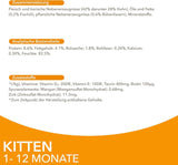 IAMS Delights Kitten Nassfutter - Multipack Katzenfutter mit Hunn in Sauce, Futter de alta calidad para niños pequeños de 1 a 12 meses, 12 x 85 g