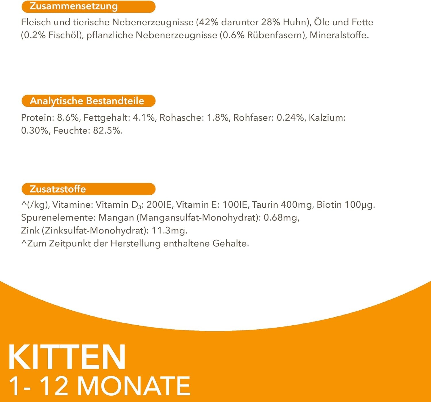 IAMS Delights Kitten Nassfutter - Multipack Katzenfutter mit Hunn in Sauce, Futter de alta calidad para niños pequeños de 1 a 12 meses, 12 x 85 g