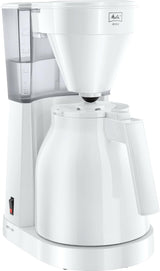 Melitta Easy – Cafetera espresso con filtro y jarra de cristal, para hasta 10 tazas de café, negra