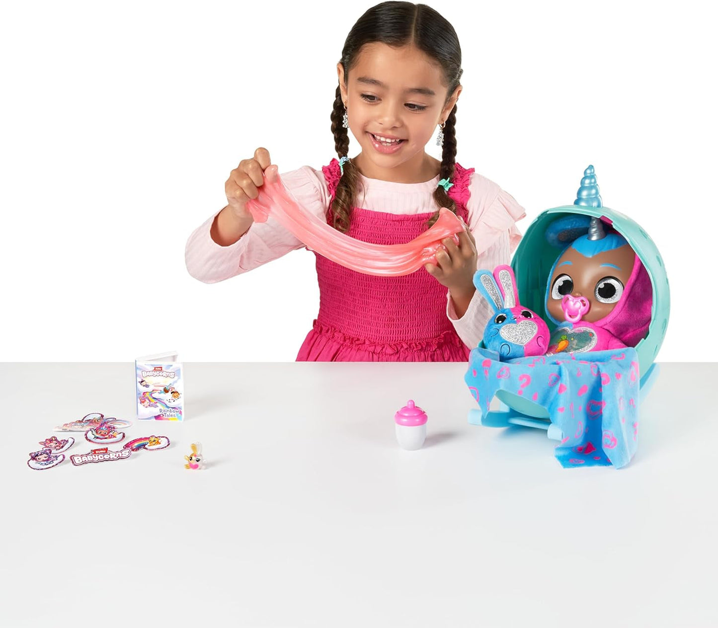 Babycorns Serie 1 de ZURU Magical Cat (Mac) Muñeca con Accesorios Unboxing Juguete Sorpresa para Niños Niñas