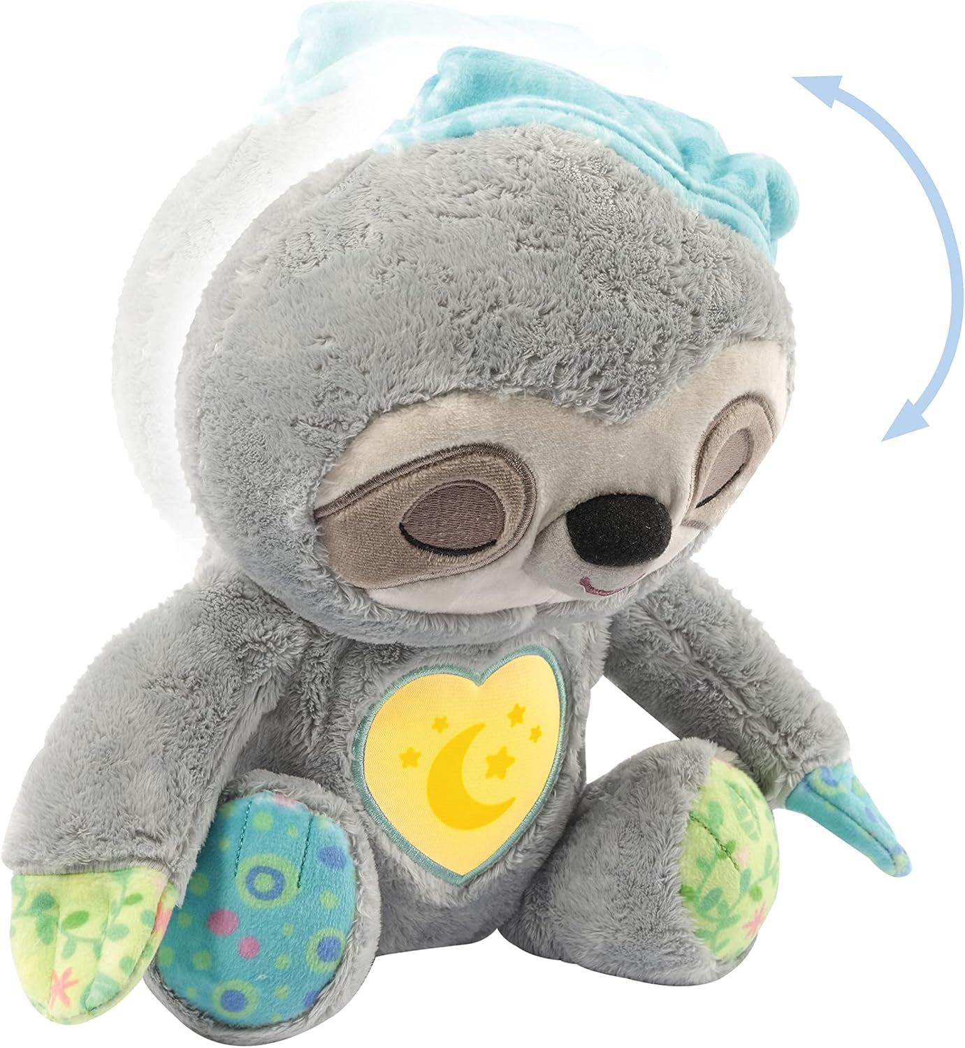 VTech Baby Schnarchi, el perezoso dormilón - Lindo peluche para conciliar el sueño - Con sonidos naturales y cotidianos, música y luz nocturna - Para bebés desde el nacimiento Bebe Toys Naty Shop