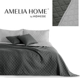 Colcha Decoking 200 X 220 Cm Grafito Antracita Gris Plata Colcha de doble cara fácil de mantener Axel Camas y Mantas Besuche den DecoKing-Store