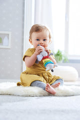 HABA 304771 - Figura Sonajero Perro Salchicha, juguete bebe de tela con motor sonajero, juguete a partir de 6 meses Juguetes Bebe Naty Shop