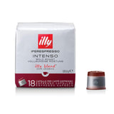 illy Iperespresso Kaffeekapseln klassische Röstung INTENSO, 1 paquete para 18 Kaffeekapseln