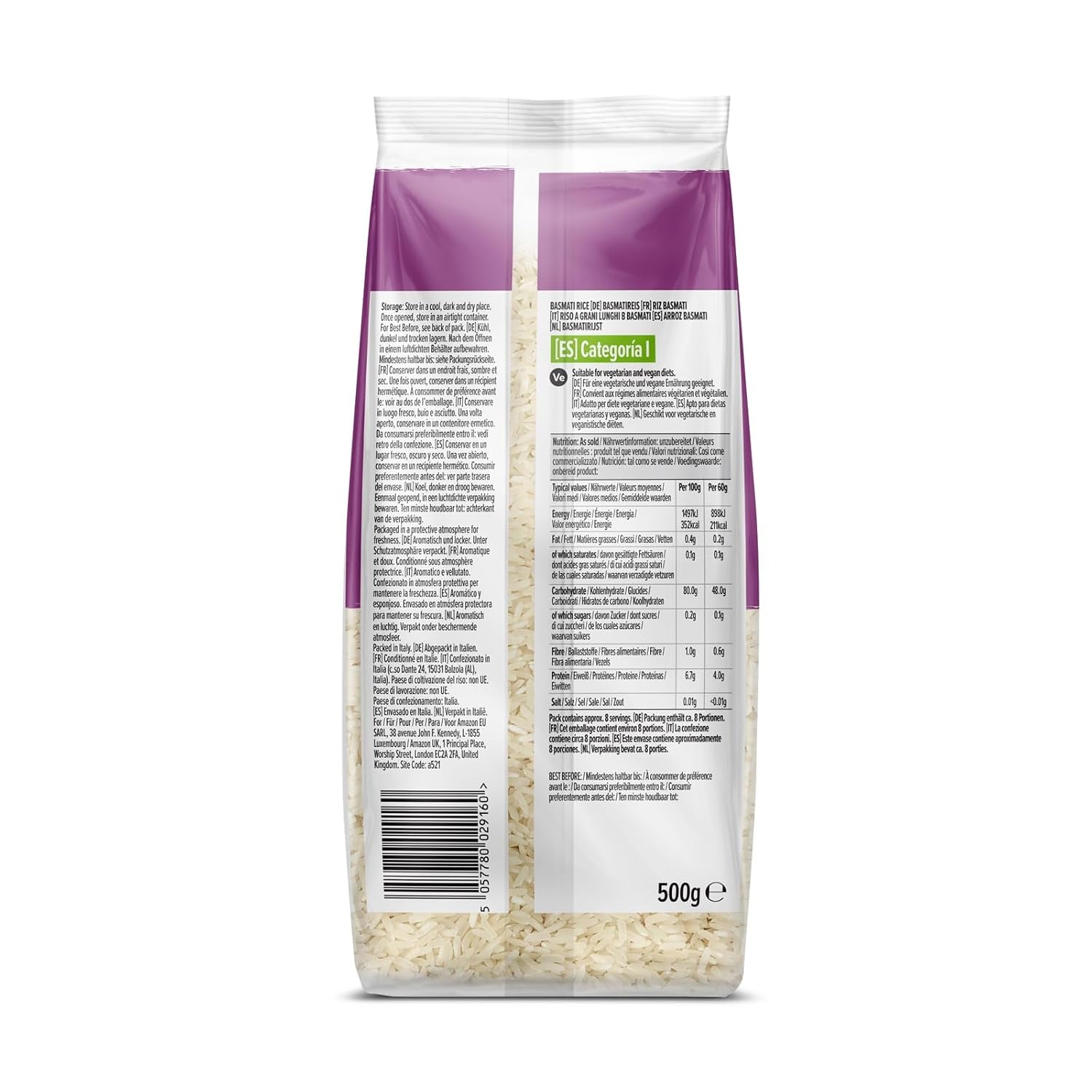 Arroz basmati del Amazonas, 500g
