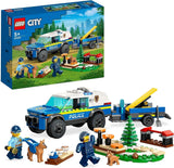 LEGO 60369 City Juguete de Adiestramiento de Perro Policía Móvil Coche de Policía con Remolque Figuras de Perro y Cachorro Set de Animales para Niños a Partir de 5 Años Juegos de Construcción Besuche den LEGO-Store Single