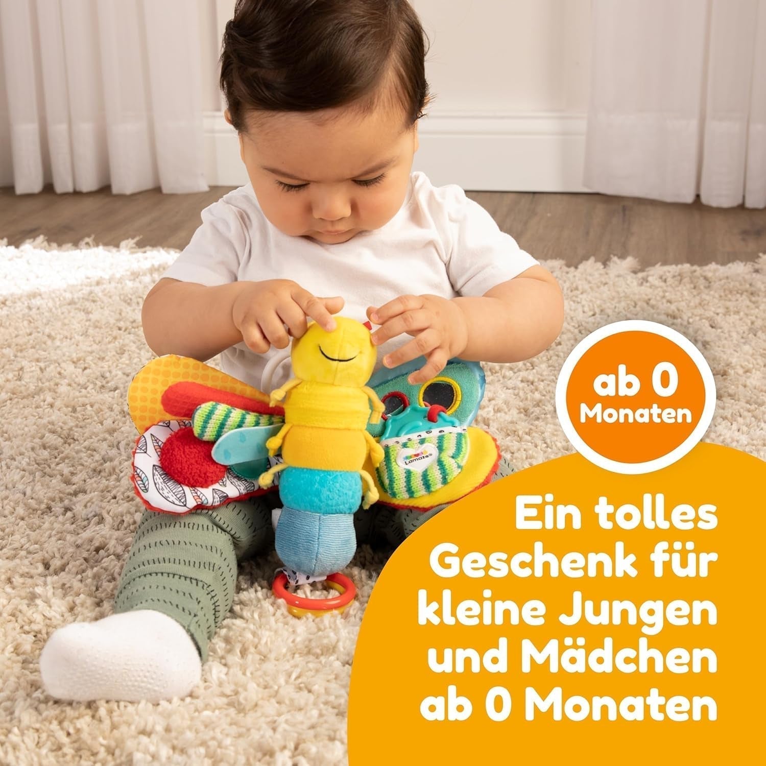 Lamaze Juguete Bebé "Freddie la Luciérnaga" Clip & Go, Juguete de Alta Calidad para Niños Pequeños, Colgante de Agarre para Fortalecer la Relación Padre-Hijo, A Partir de 0 Meses, Múltiples Colores Bebe Toys Naty Shop