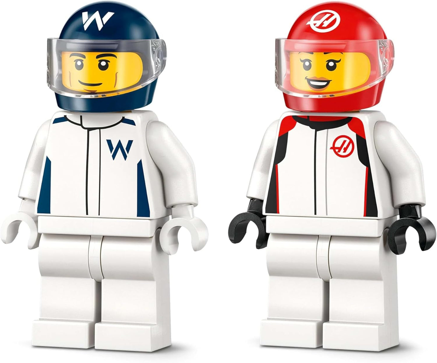 LEGO City Coches de carreras F1 Williams Racing y Haas F1 - Juguete de Fórmula 1 con coches para construir y 2 minifiguras de pilotos de carreras - Pequeñas ideas de regalos para niños y niñas a partir de 4 años 60464 Juegos de construcción Beuche den LEGO-Store