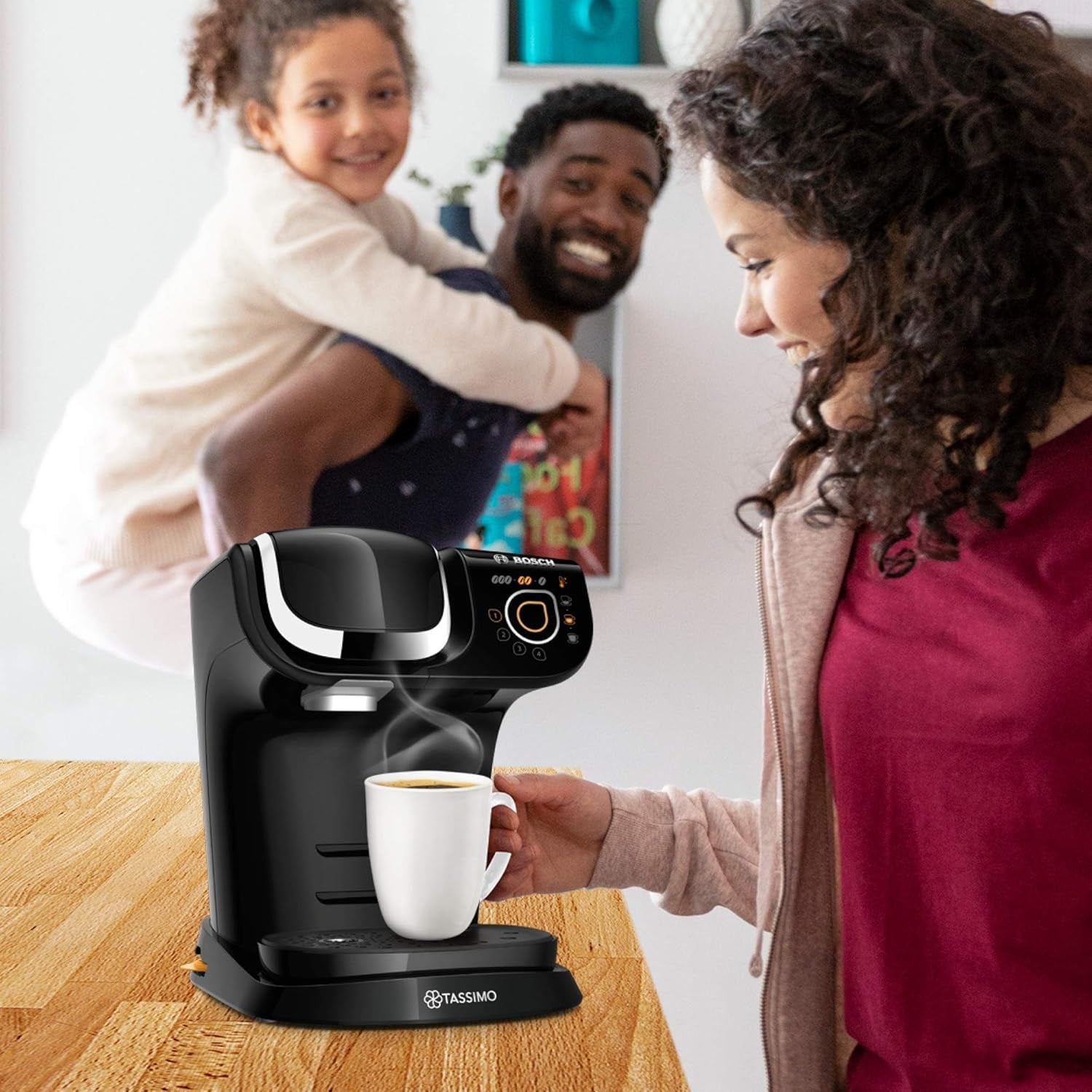 Tassimo My Way Cafetera espresso con 2 cápsulas TAS6502 con filtro de agua, más de 70 bebidas, personalización de bebidas, variedad de café, preparación fácil, 1500 W, negra