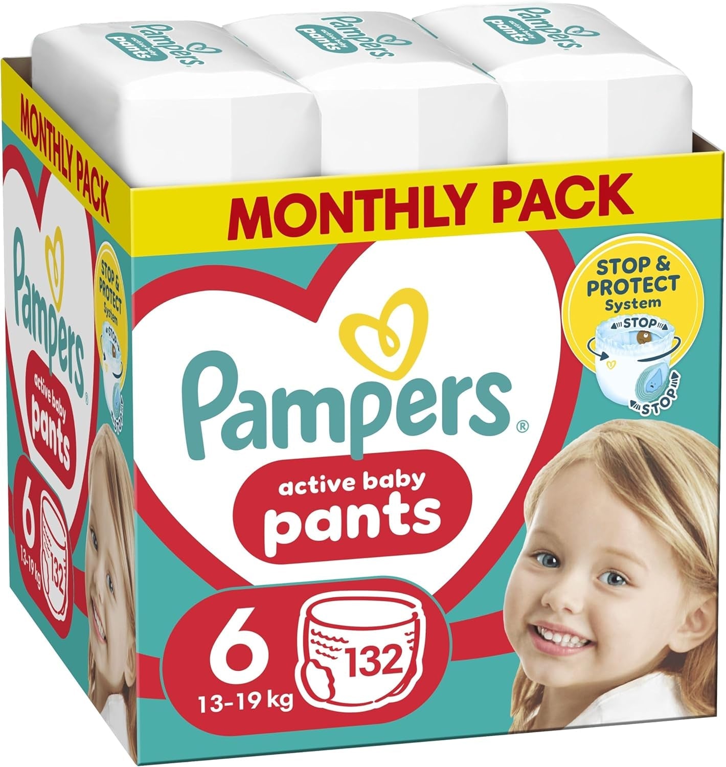 Pampers (versión antigua), pantalones niños/niñas 4 176 uds.