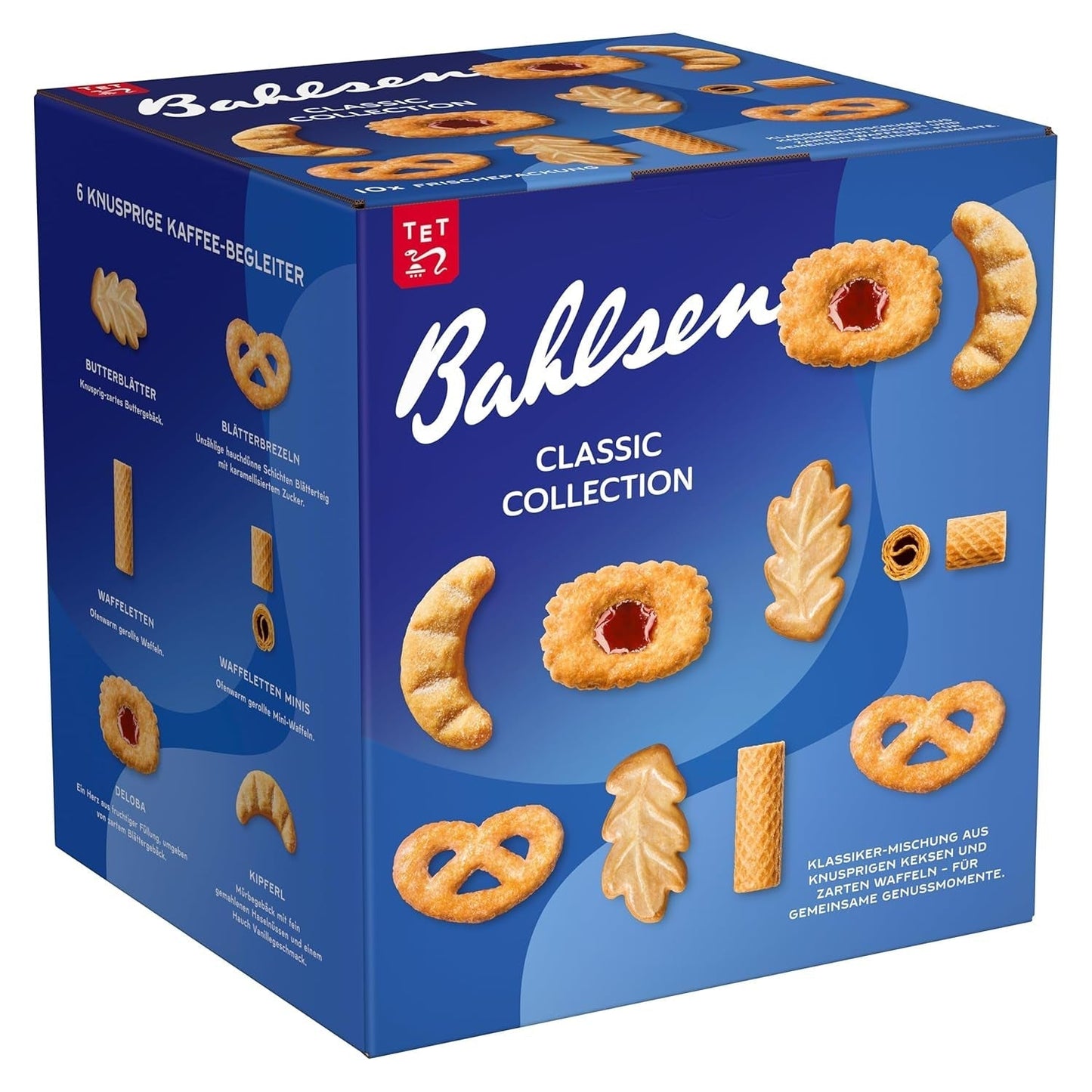 Colección Bahlsen Caroline - 1 paquete - Mezcla de galletas y obleas (10 x 161 g/ 1610 g)