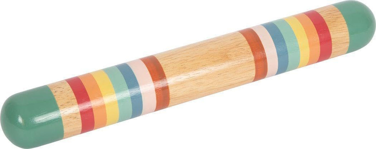 Sonajero Rainmaker "Safari" de Small Foot, fascinante juguete sensorial de madera, para niños a partir de 6 meses, 12458 Jucarii Bebe Naty Shop Rainmaker Safari