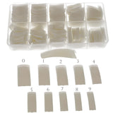 Sun Garden Nails Tipbox 500 puntas incl. 3 Consejos Consejos De Pegamento Consejos De Uñas Pegamento - Modelado De Uñas